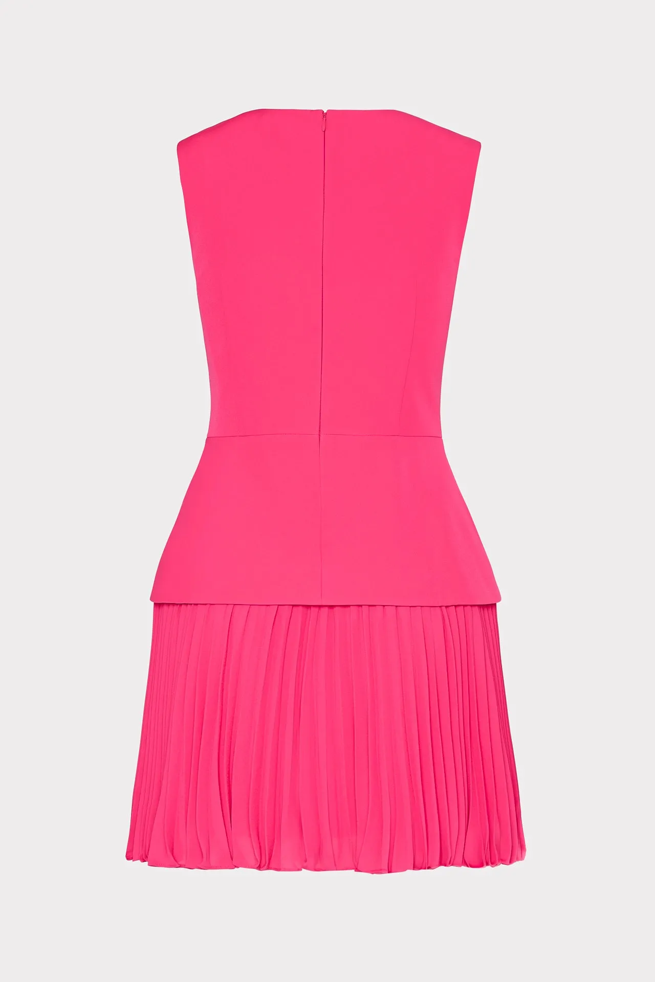 Mini Dress with Pleats