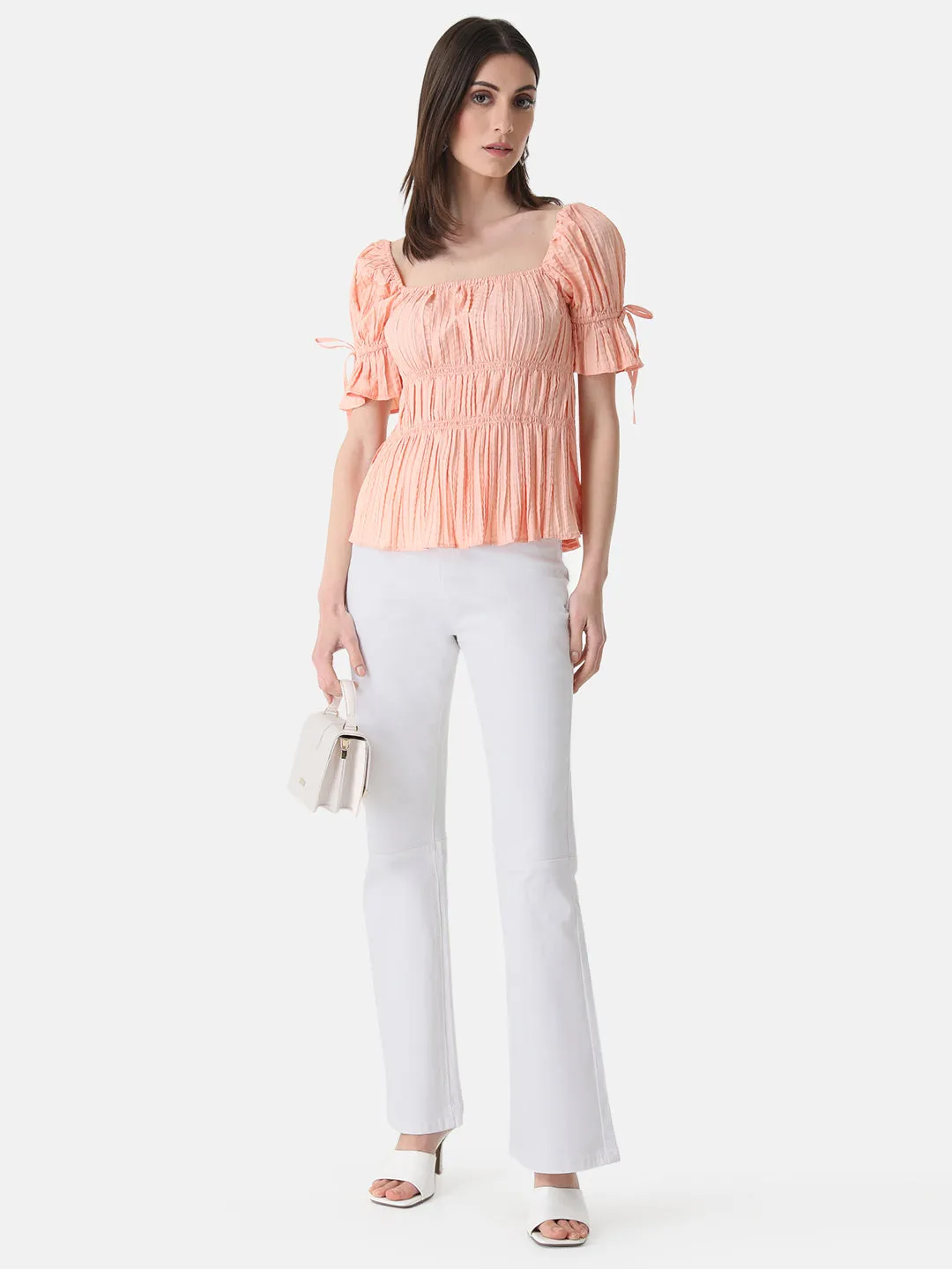 Top with Pleats and Smocking