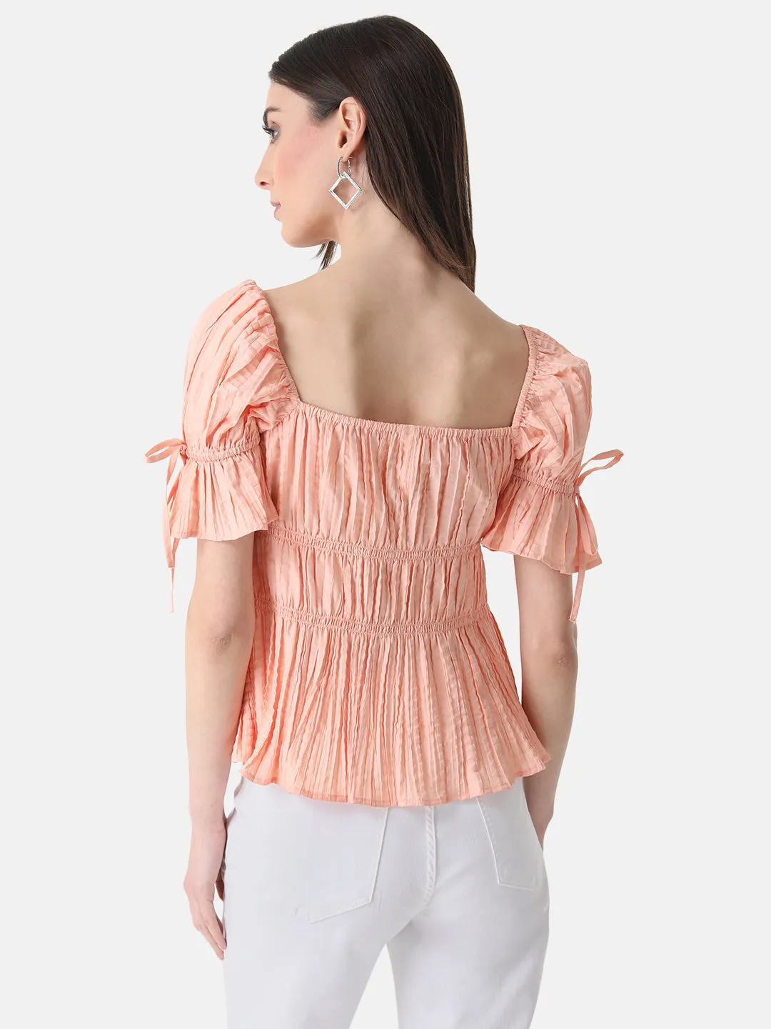 Top with Pleats and Smocking