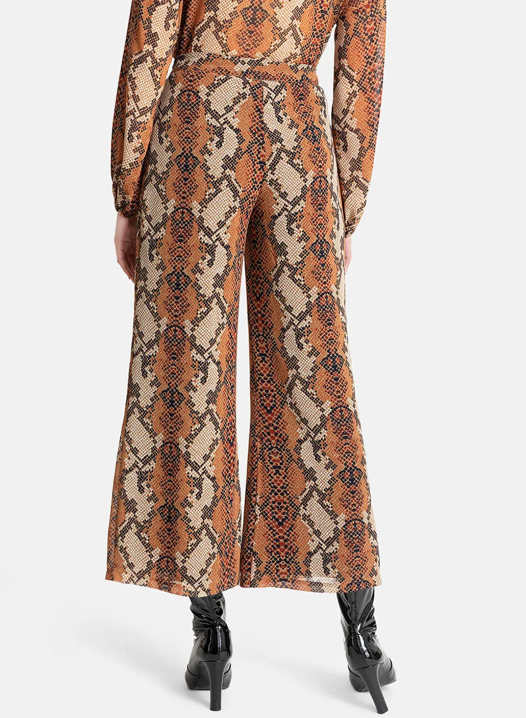 Snake Print Palazzo