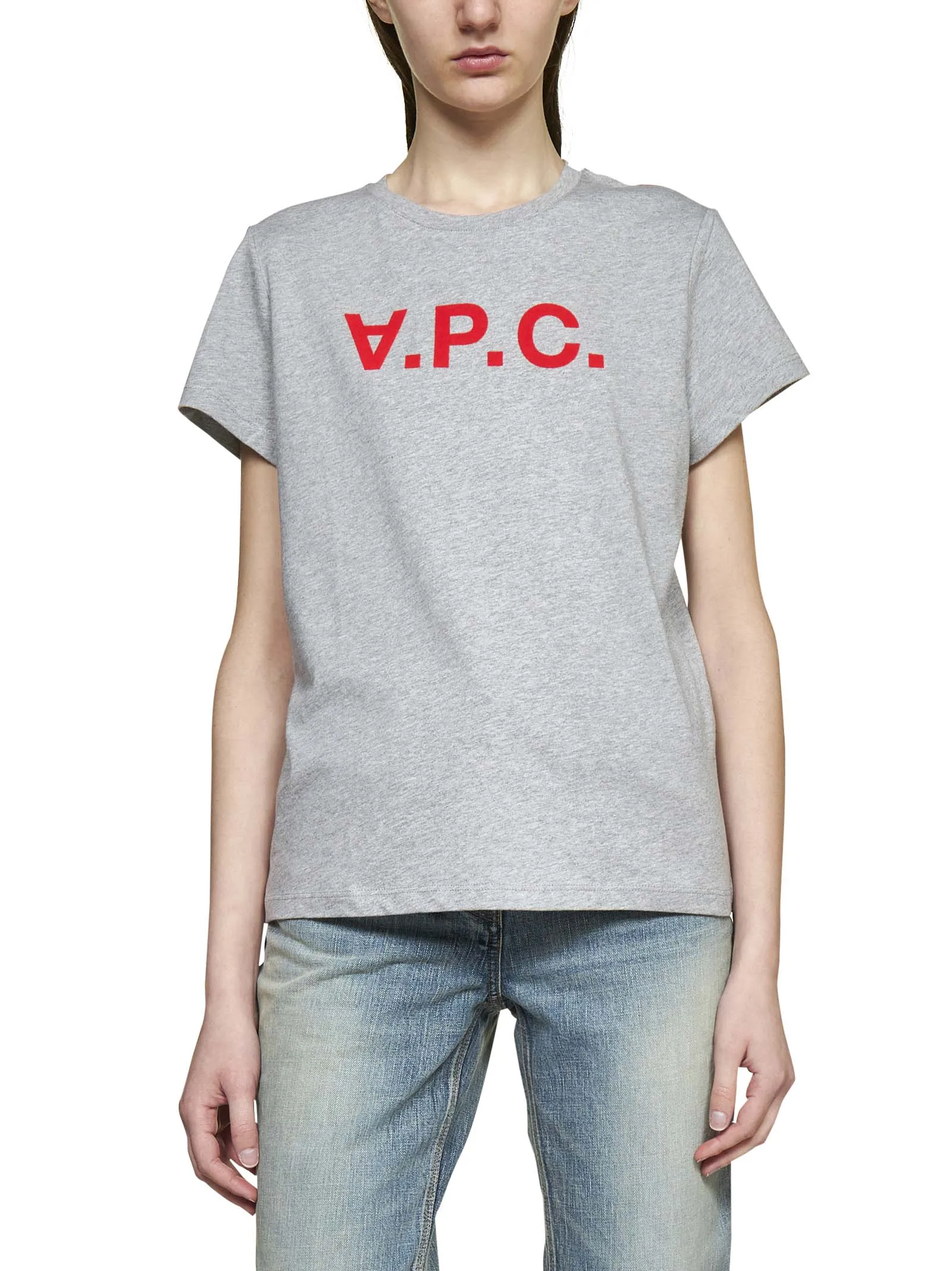 A.P.C. Logo Crewneck T-Shirt with Print