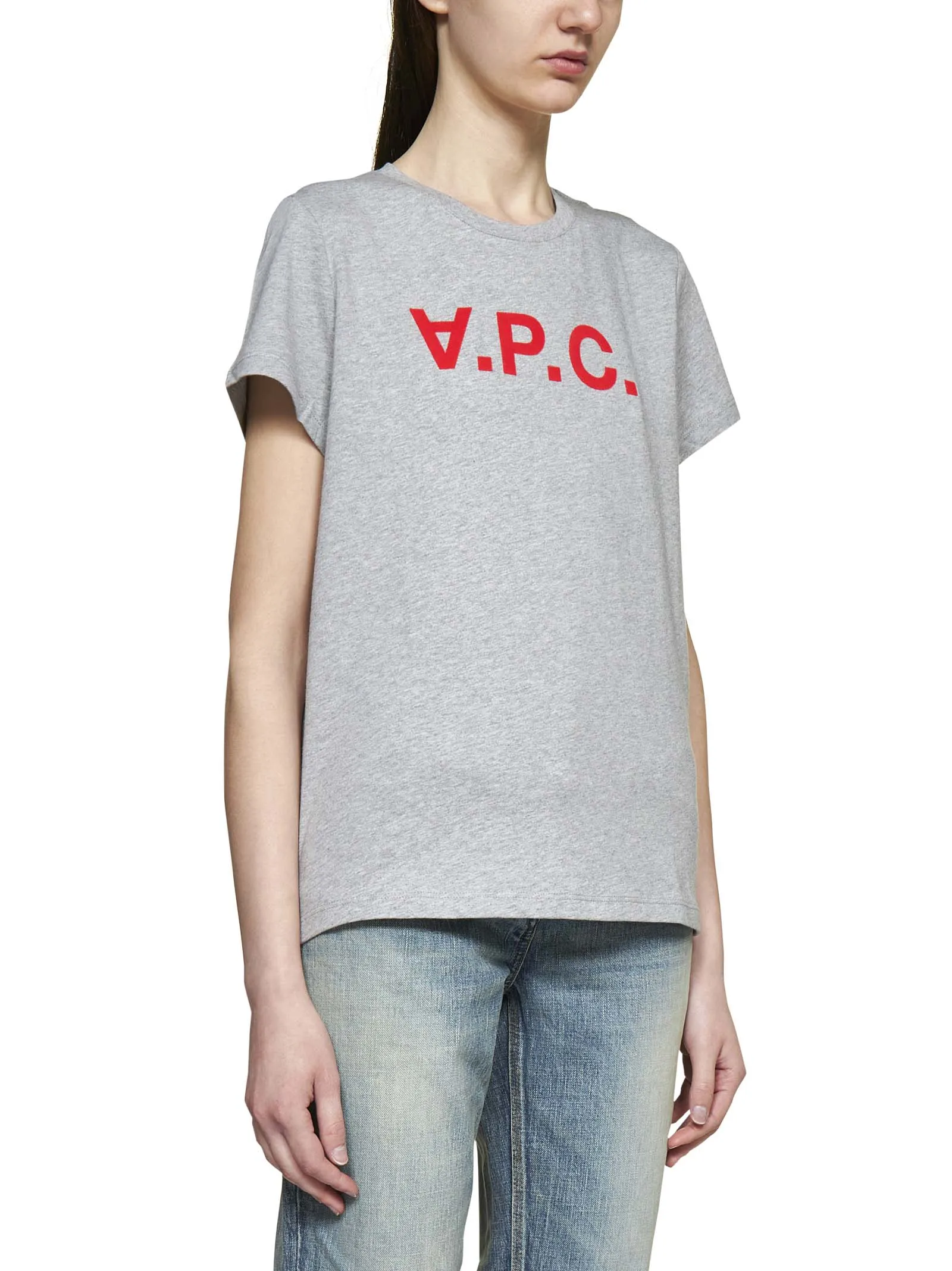 A.P.C. Logo Crewneck T-Shirt with Print