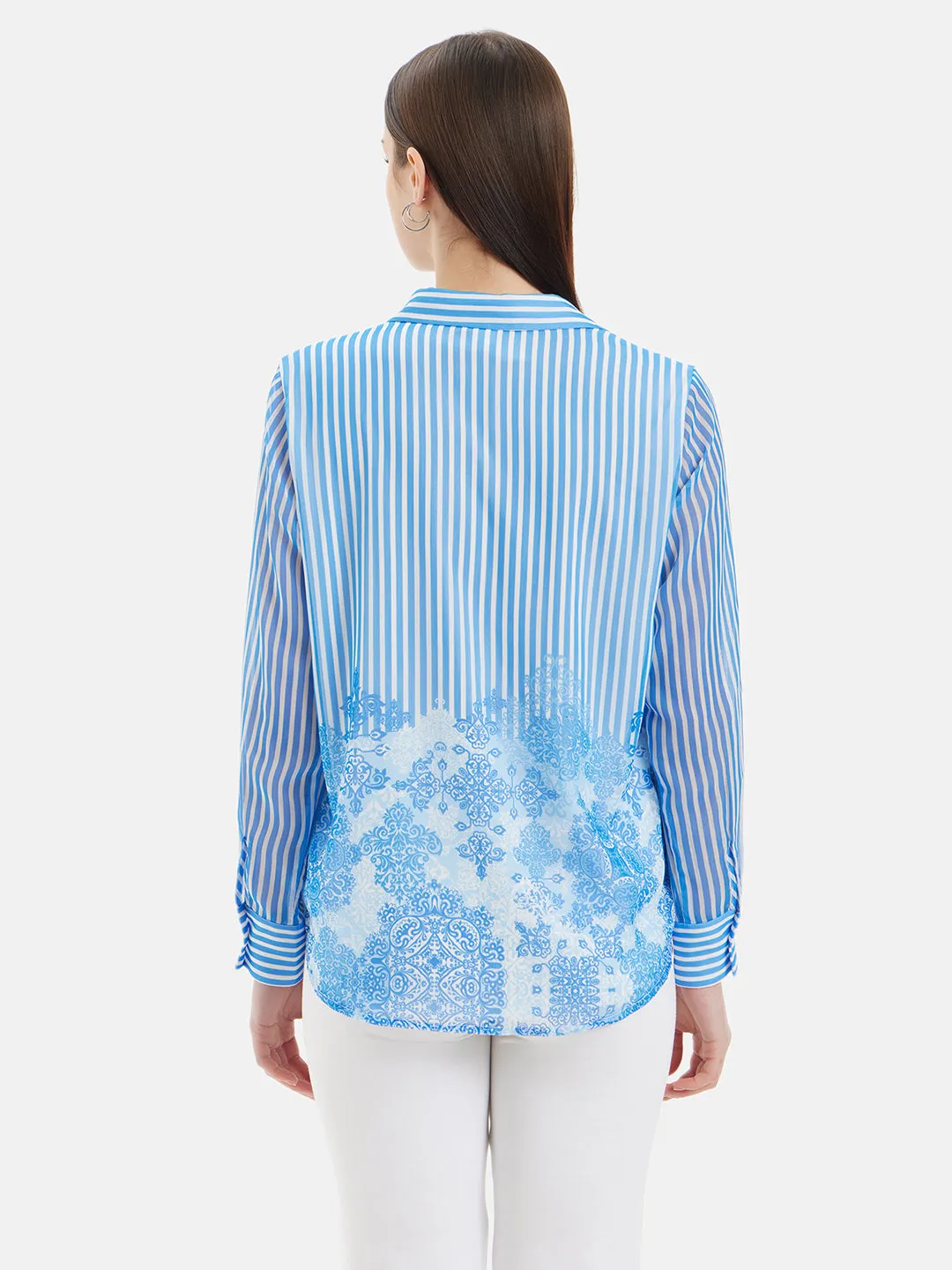 Rachel Printed Long Sleeve Shirt