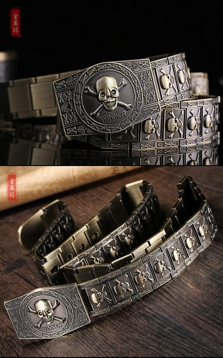 Punk Skull Belt