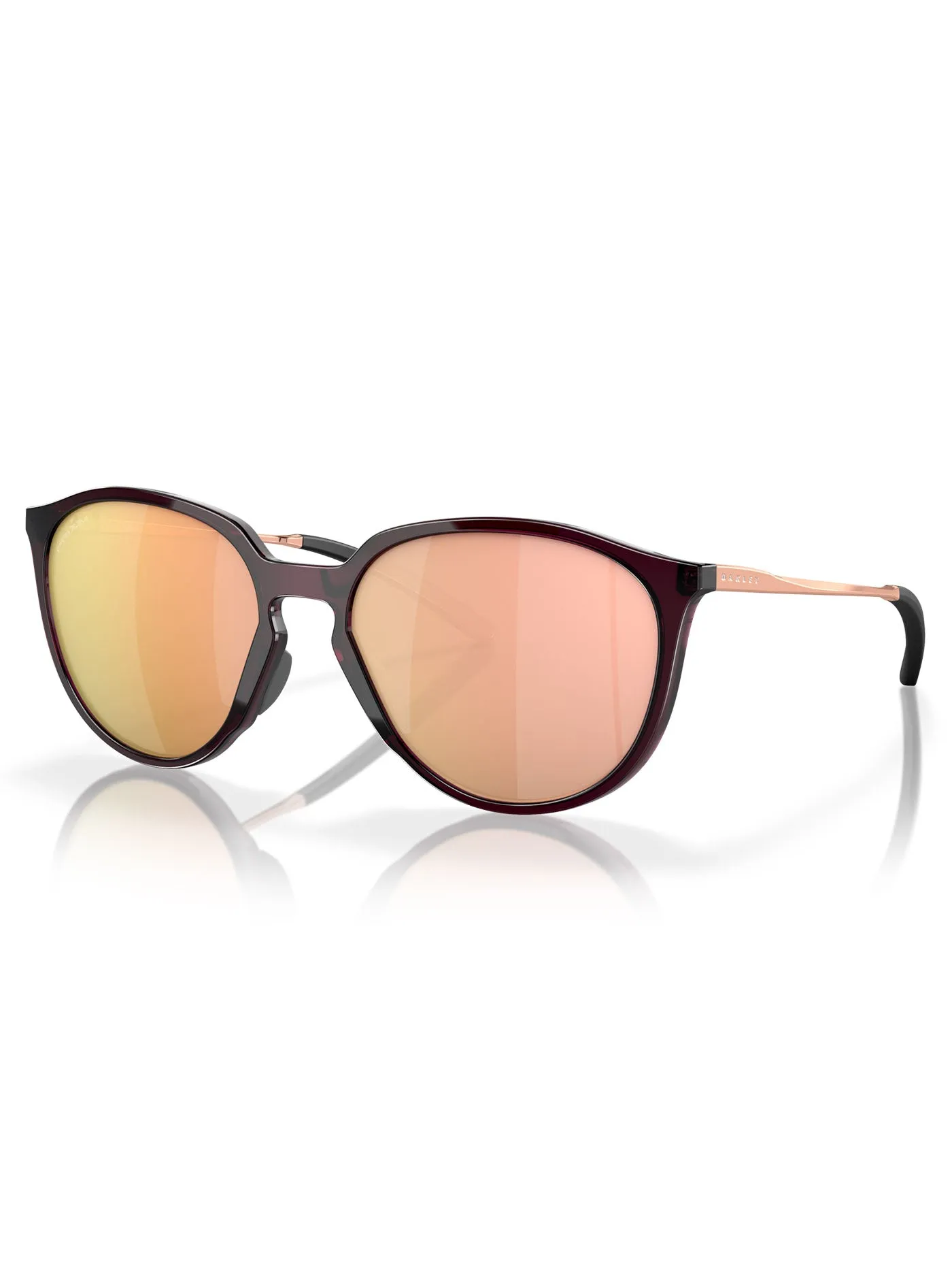 Rose Gold Sielo Crystal Raspberry Sunglasses