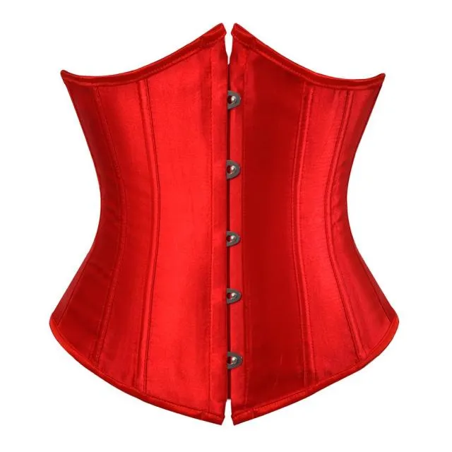 Corset Drag Satin Red