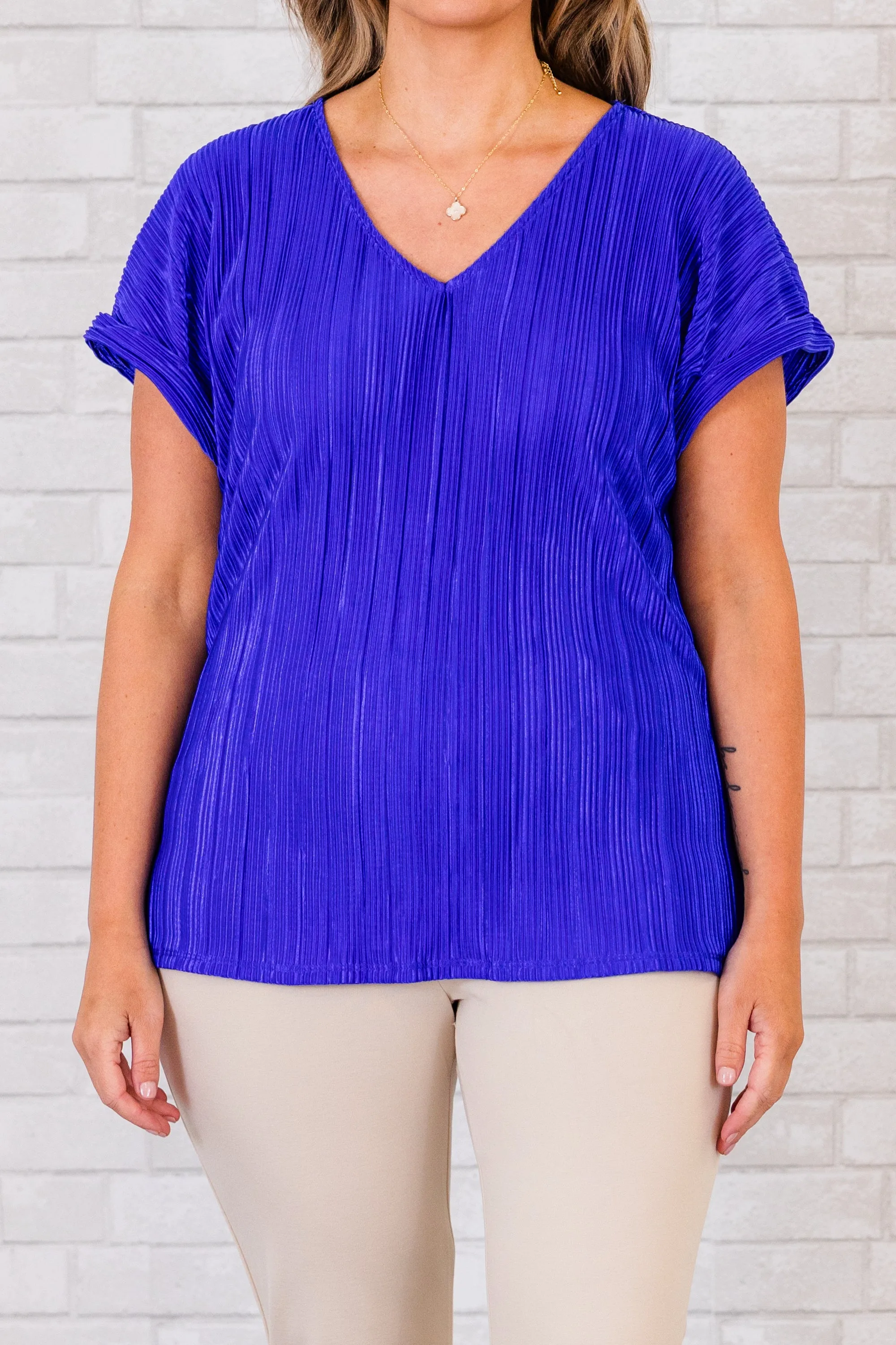 Chic Royal Blue Babe Top