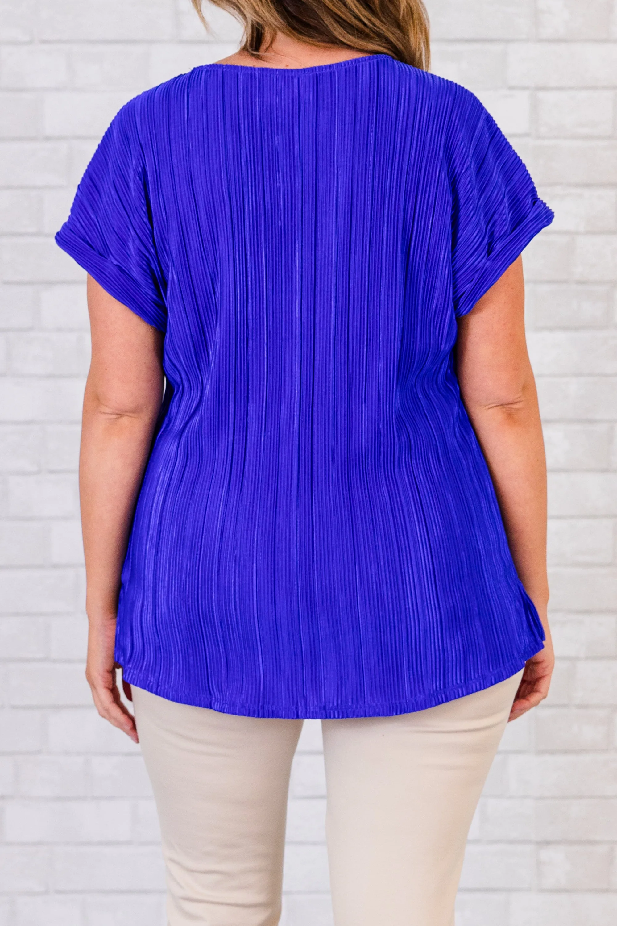 Chic Royal Blue Babe Top