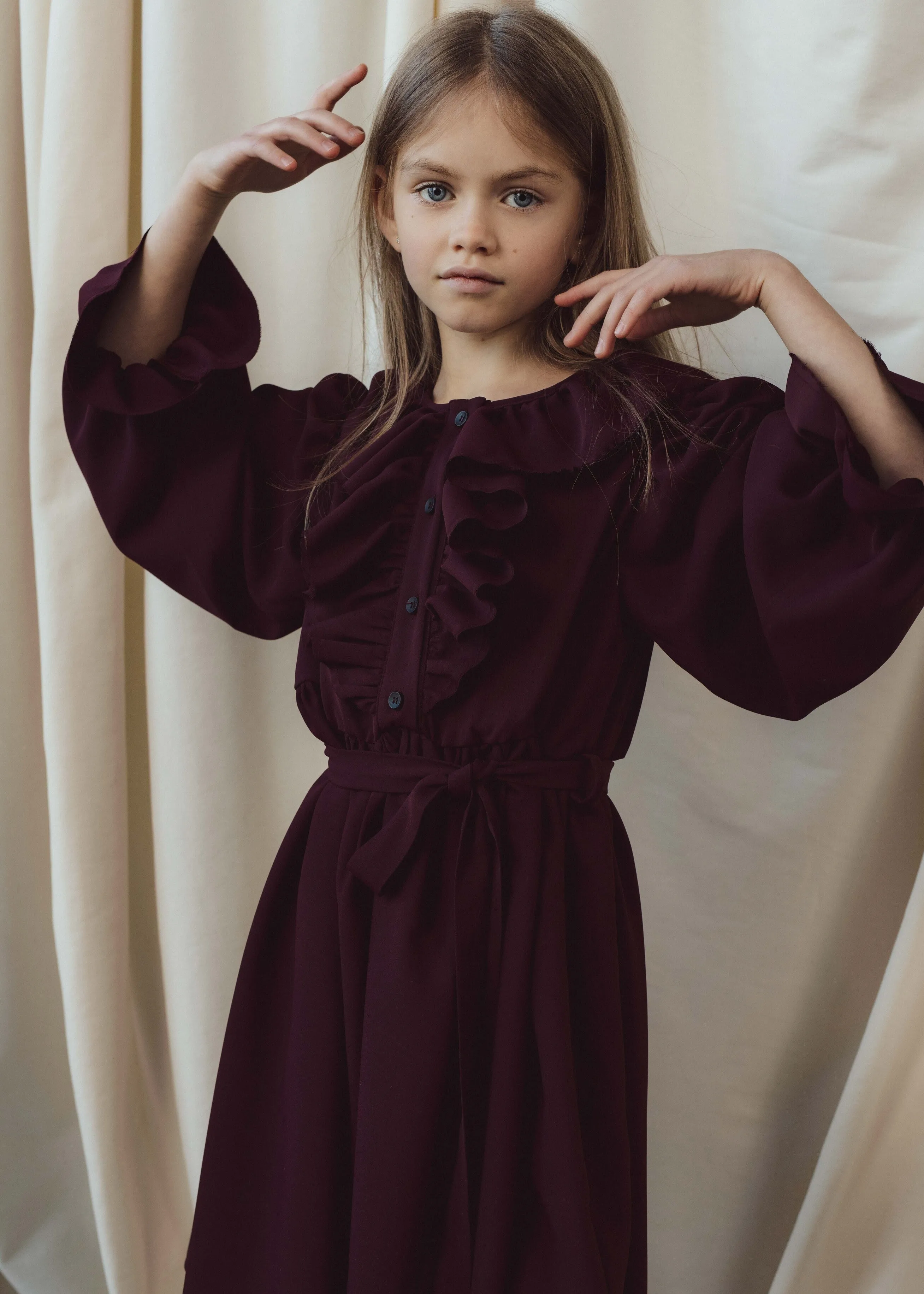 Royal Burgundy ERWYNN Dress