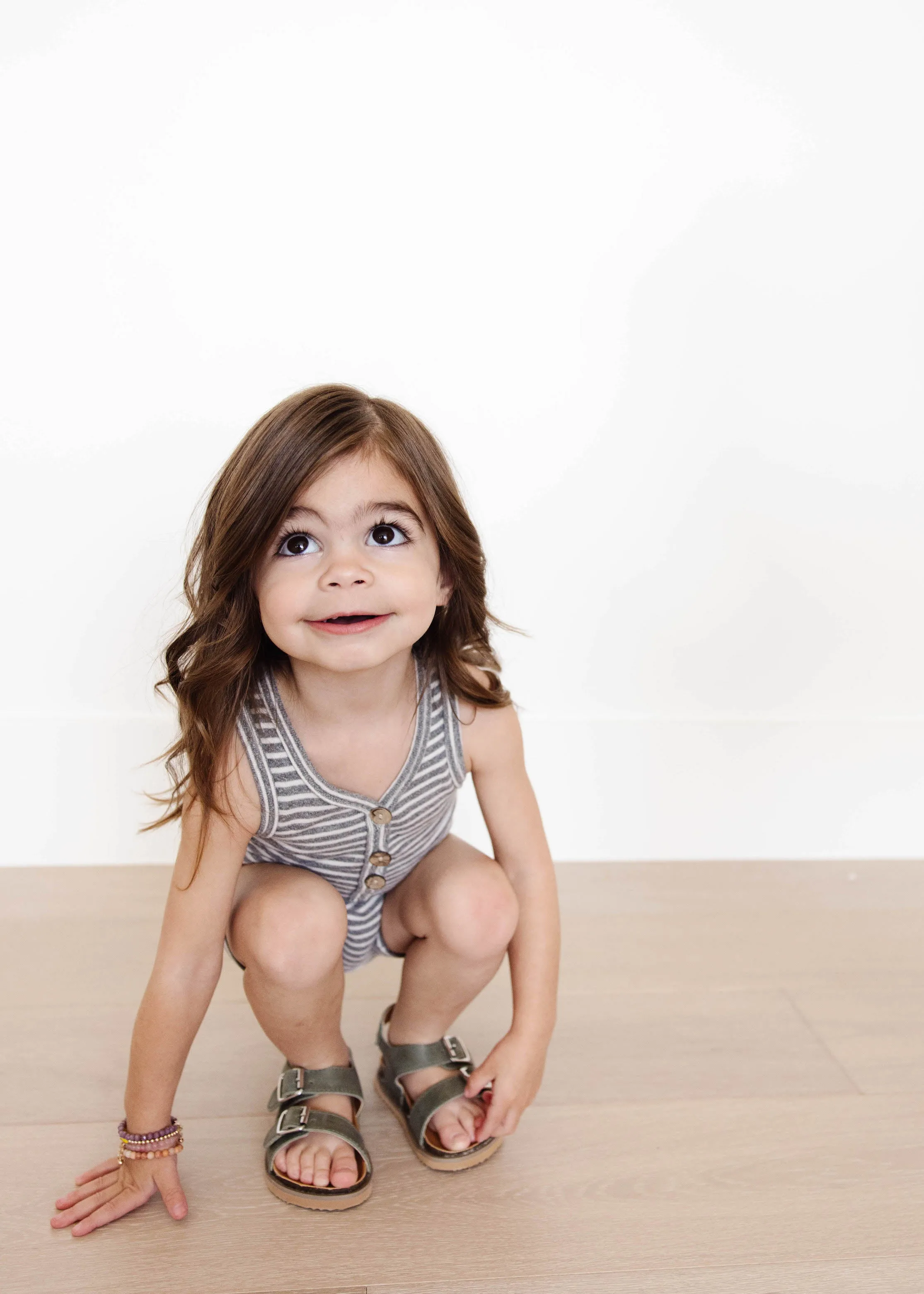 Grey Leopard Buckle Sandal