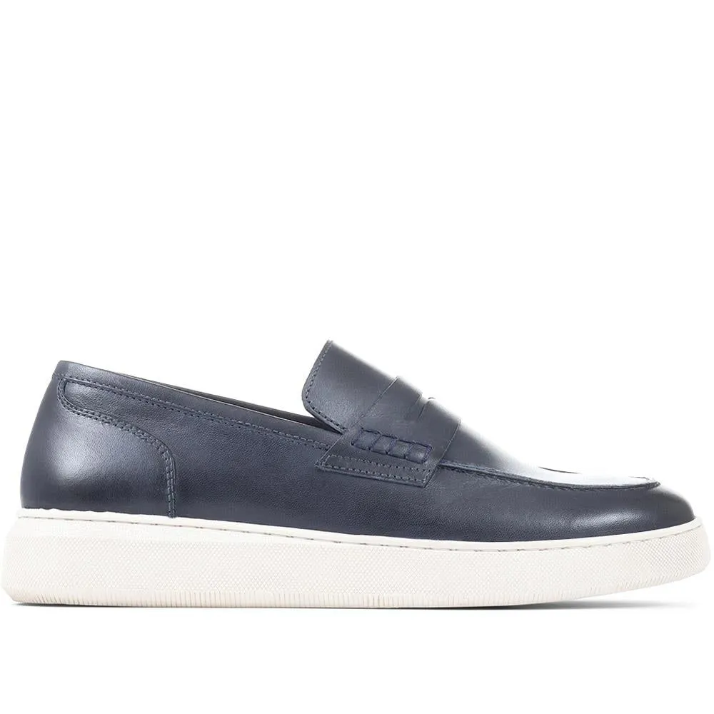 Sal 323 683 Leather Slip-On Loafers