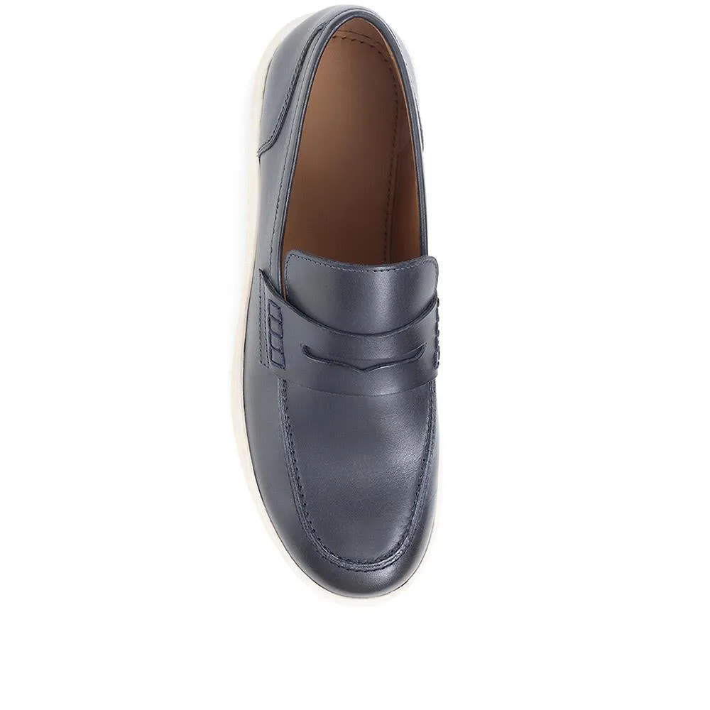 Sal 323 683 Leather Slip-On Loafers