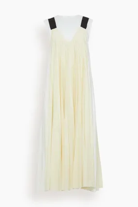 Butter Pleated Dress