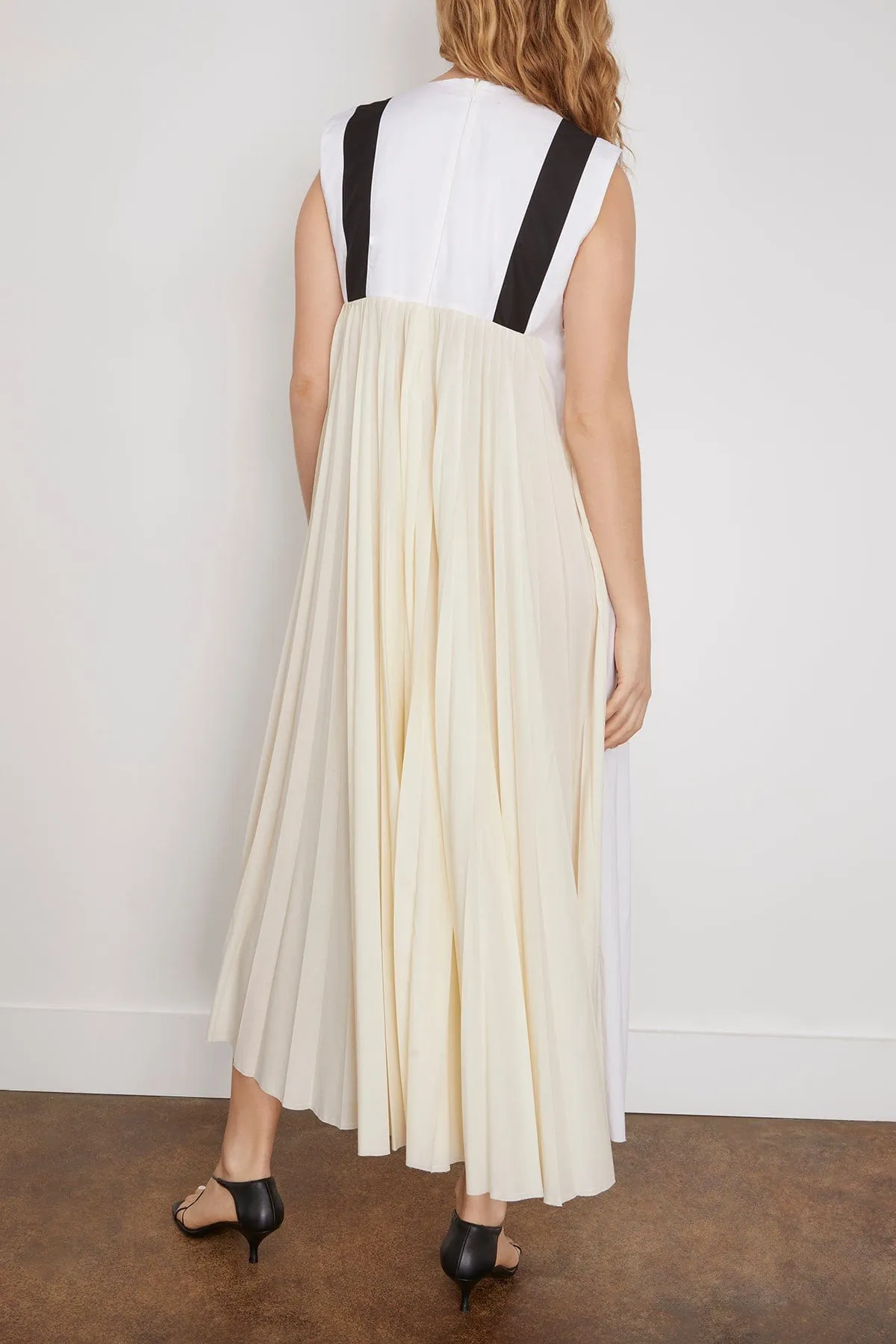 Butter Pleated Dress