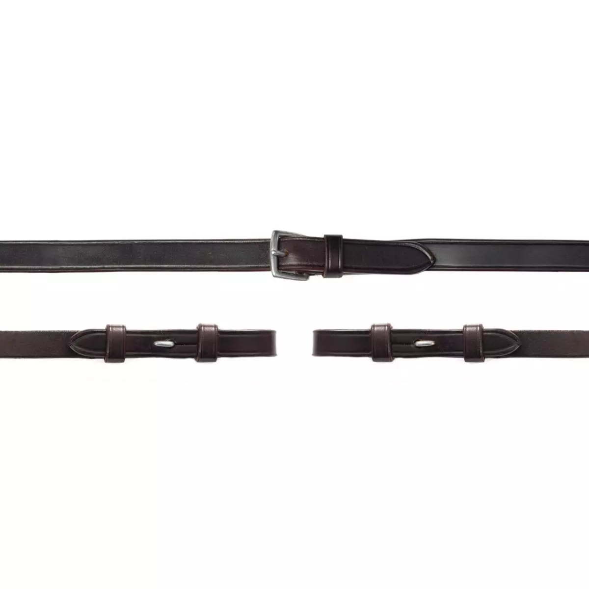 Schockemohle Small Bridle Reins with Hook Brown