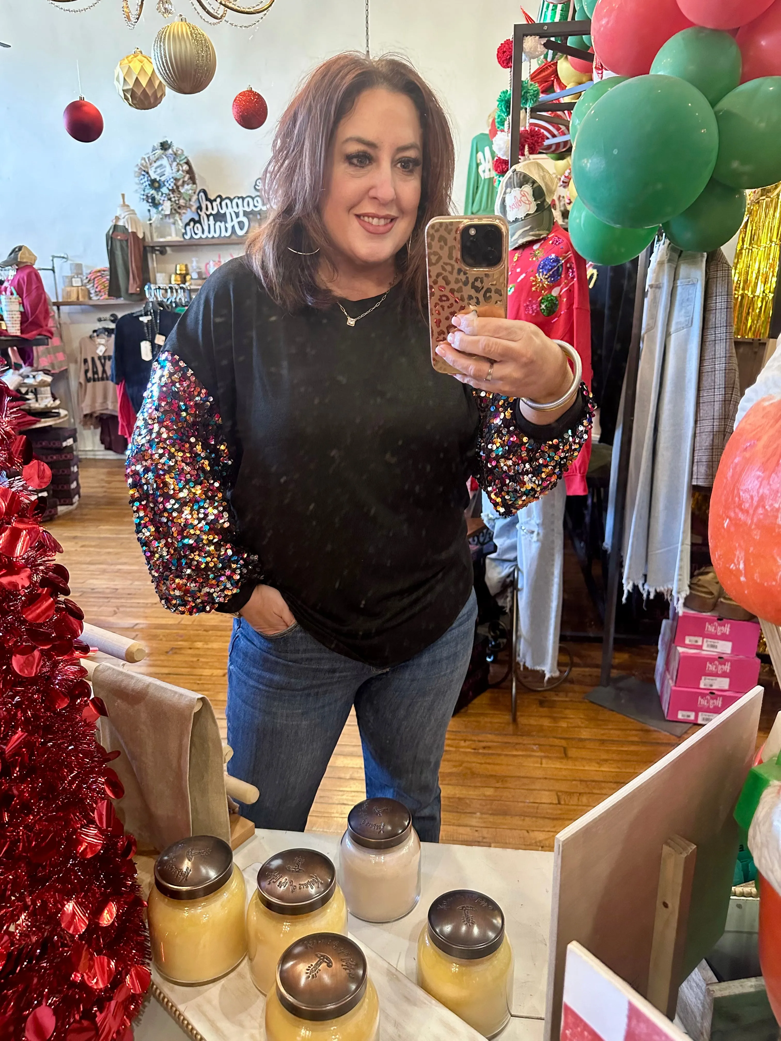 Sequin Top for Rooftop Affair