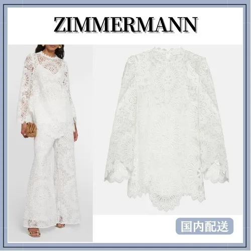 Zimmermann Casual Long Sleeve Cotton Party Lace