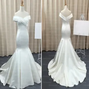 Ivory Mermaid Bridal Gown - Affordable Elegance