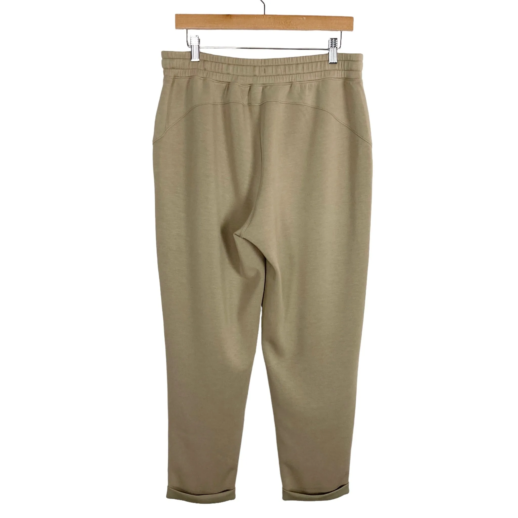 SPANX Tan Drawstring Cuffed Pants Size XL Inseam 26