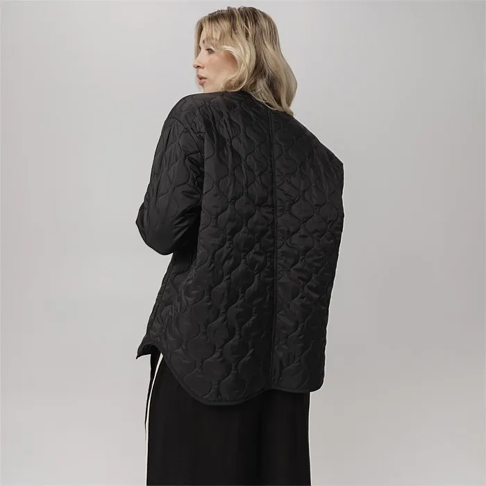 Black Quilted Jacket Stirling Sports