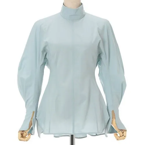 Street Style Plain Cotton Long Sleeves Shirt & Blouse