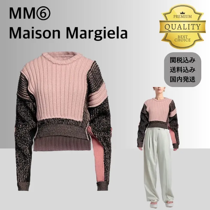 MM6 Maison Margiela Casual Wool Blended Fabrics Street Style Long Sleeves