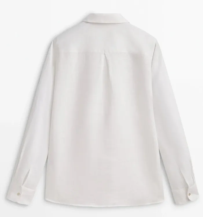 Massimo Dutti Linen Long Sleeve Elegant