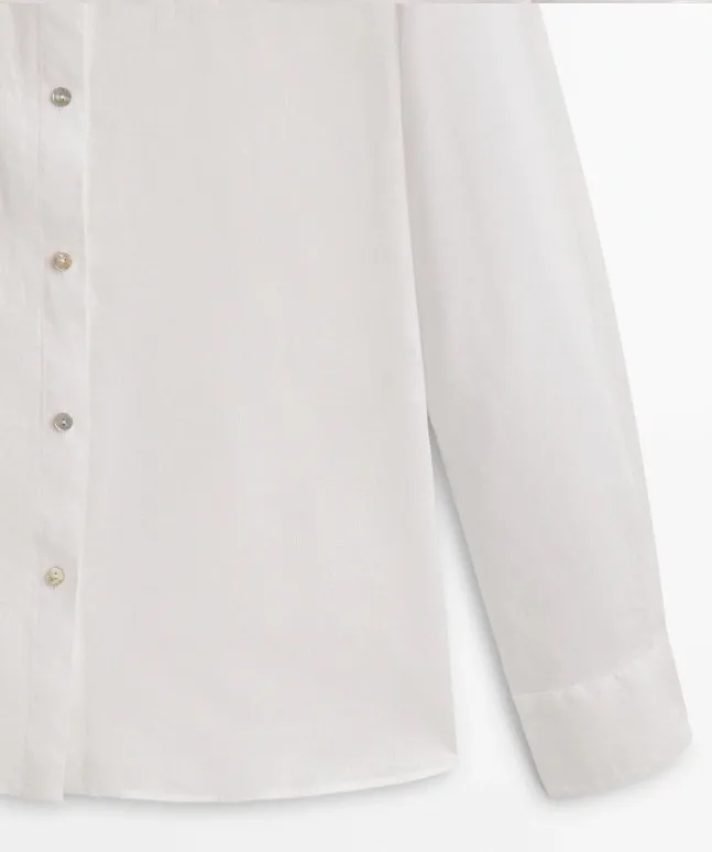 Massimo Dutti Linen Long Sleeve Elegant