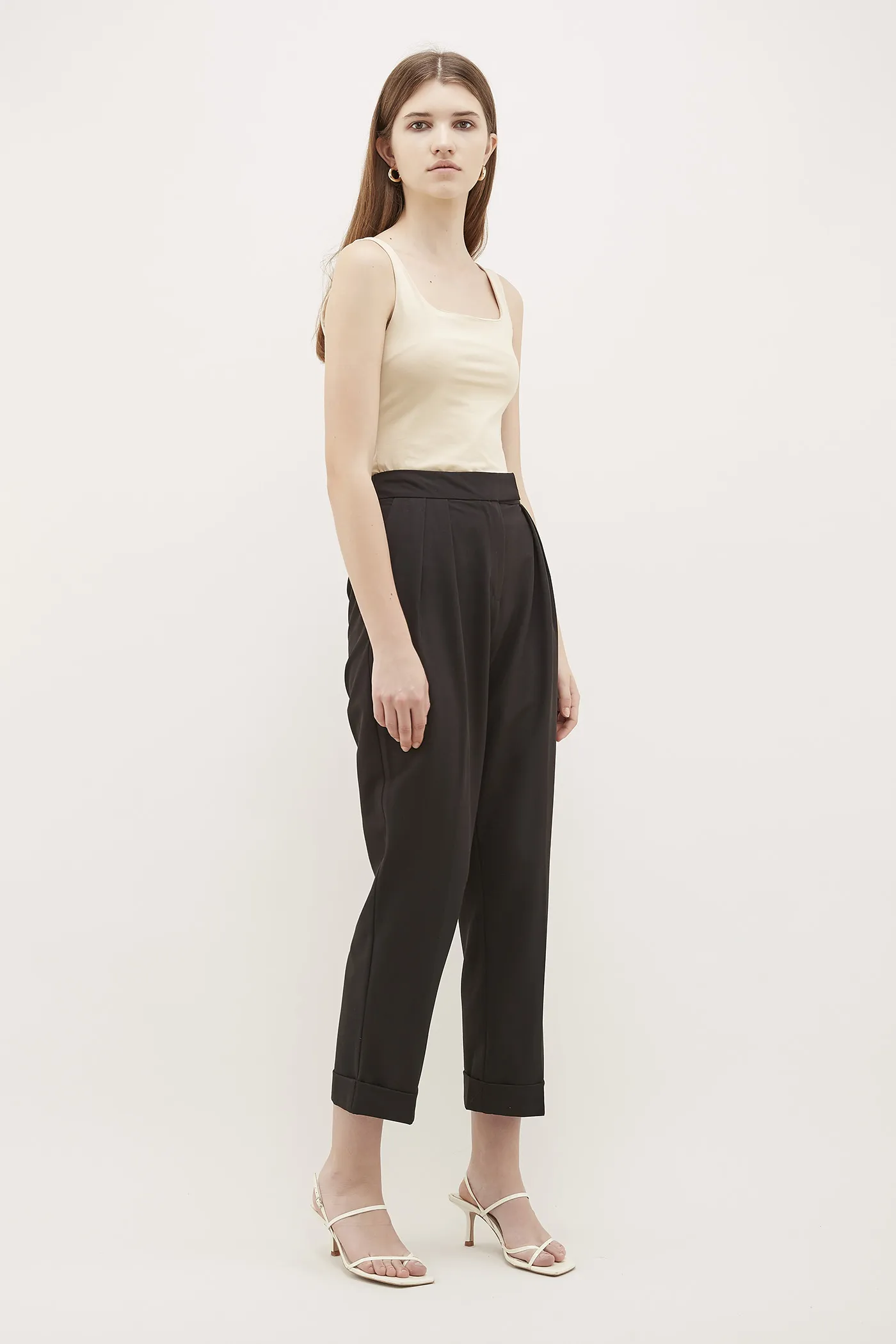 Stylish Jordin Cuffed Trousers