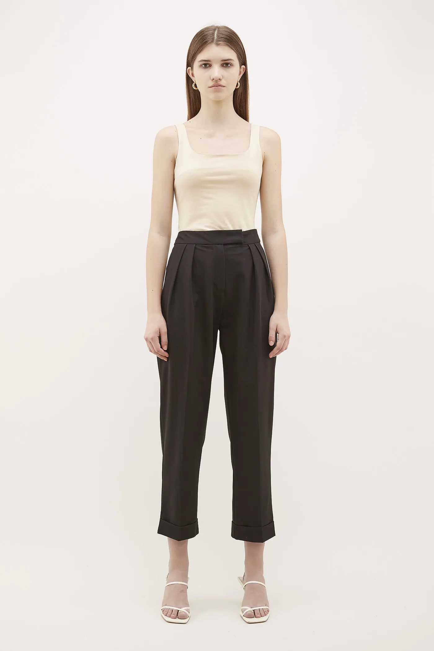 Stylish Jordin Cuffed Trousers