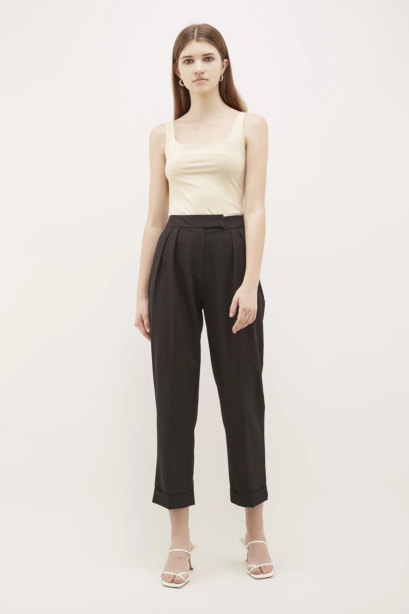 Stylish Jordin Cuffed Trousers