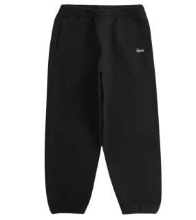 Black Micro Quilted Sweatpant