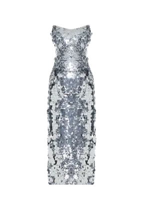 TIBI Sequin Dress Midi