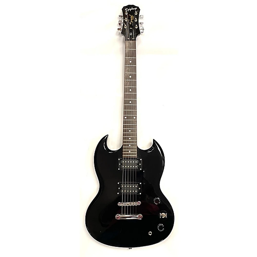 Used Epiphone SG Black Solid Body Electric Guitar