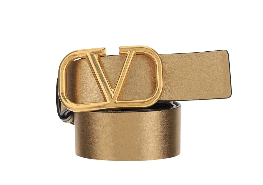 Reversible Belt with VLogo Buckle by Valentino