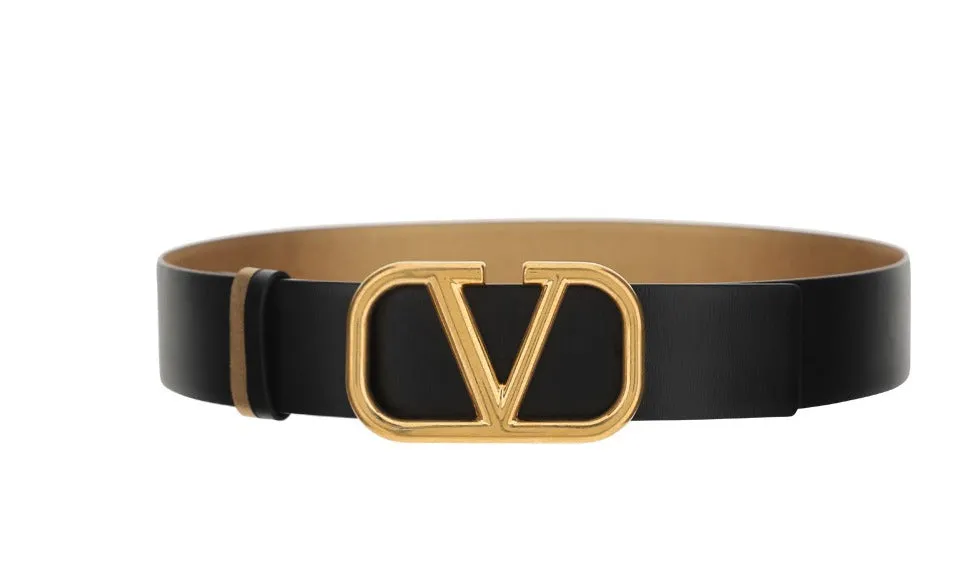 Reversible Belt with VLogo Buckle by Valentino