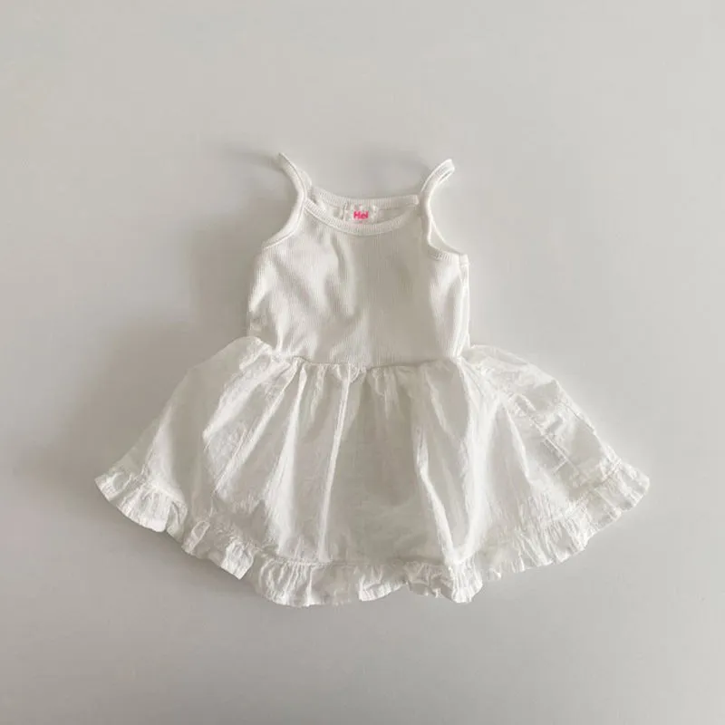 Wholesale Solid Color Dresses for Baby Girls 24030112