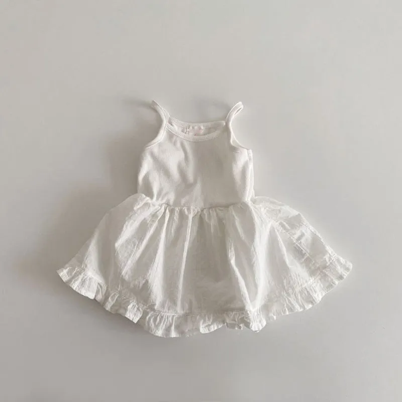 Wholesale Solid Color Dresses for Baby Girls 24030112