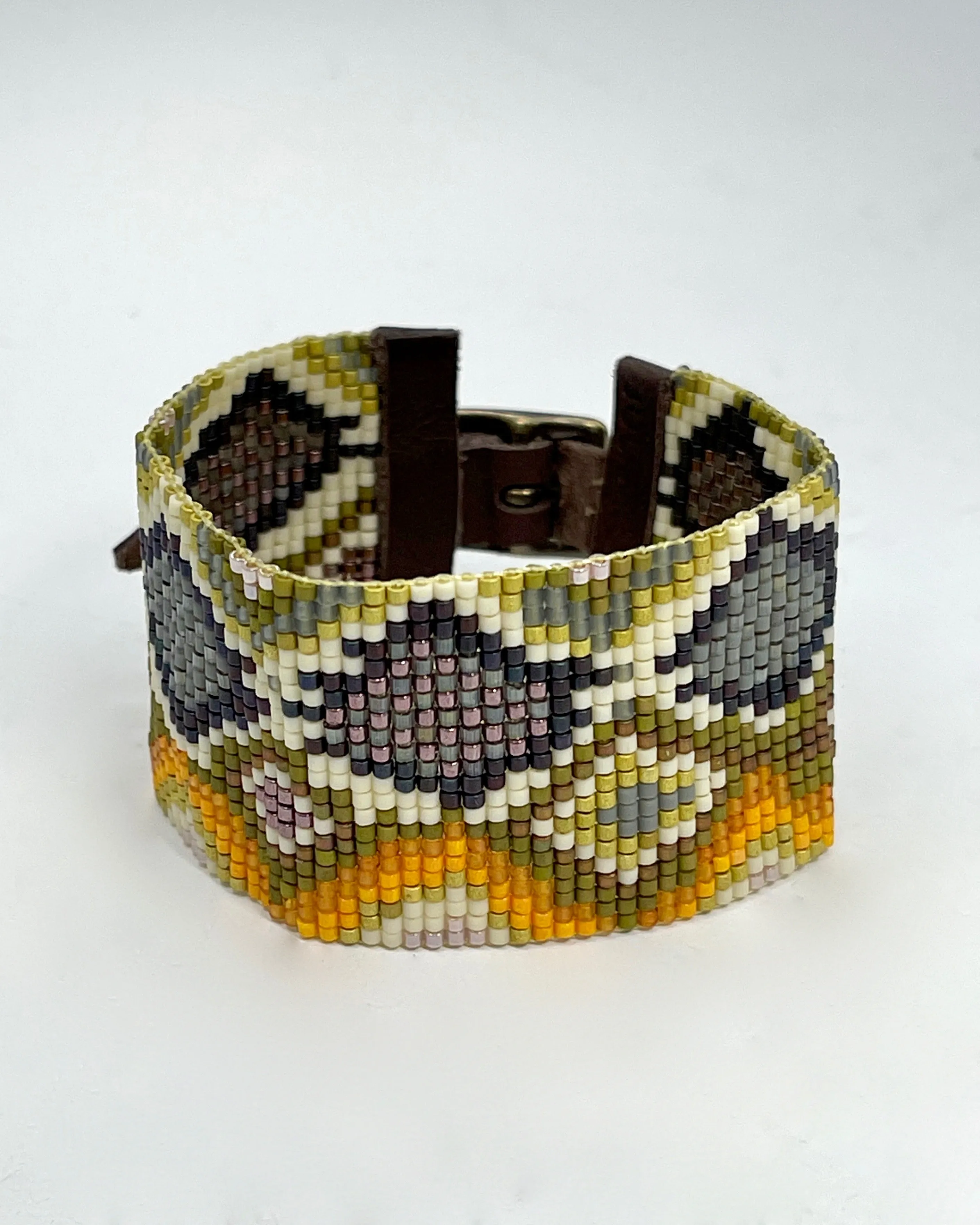 Wide Beaded Bracelets by Julie Rofman