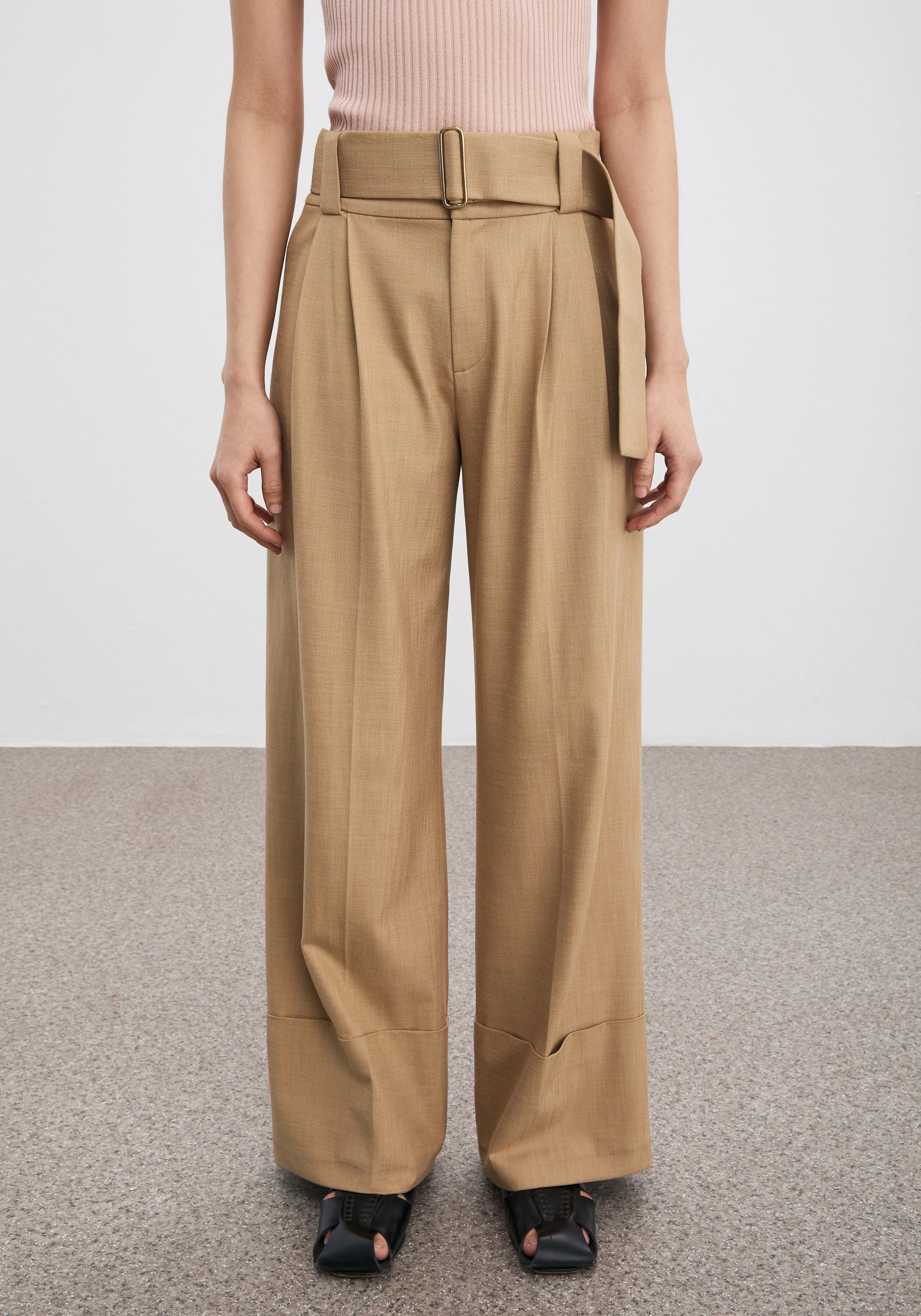 Wide Cuffed Pants