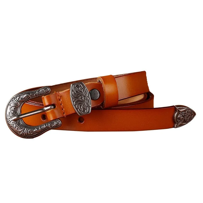 Casual Leather Waistband Belt for Women