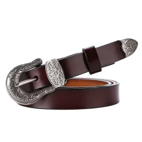 Casual Leather Waistband Belt for Women