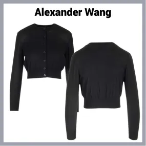 Alexander Wang Wool Blended Fabrics Street Style Long Sleeves