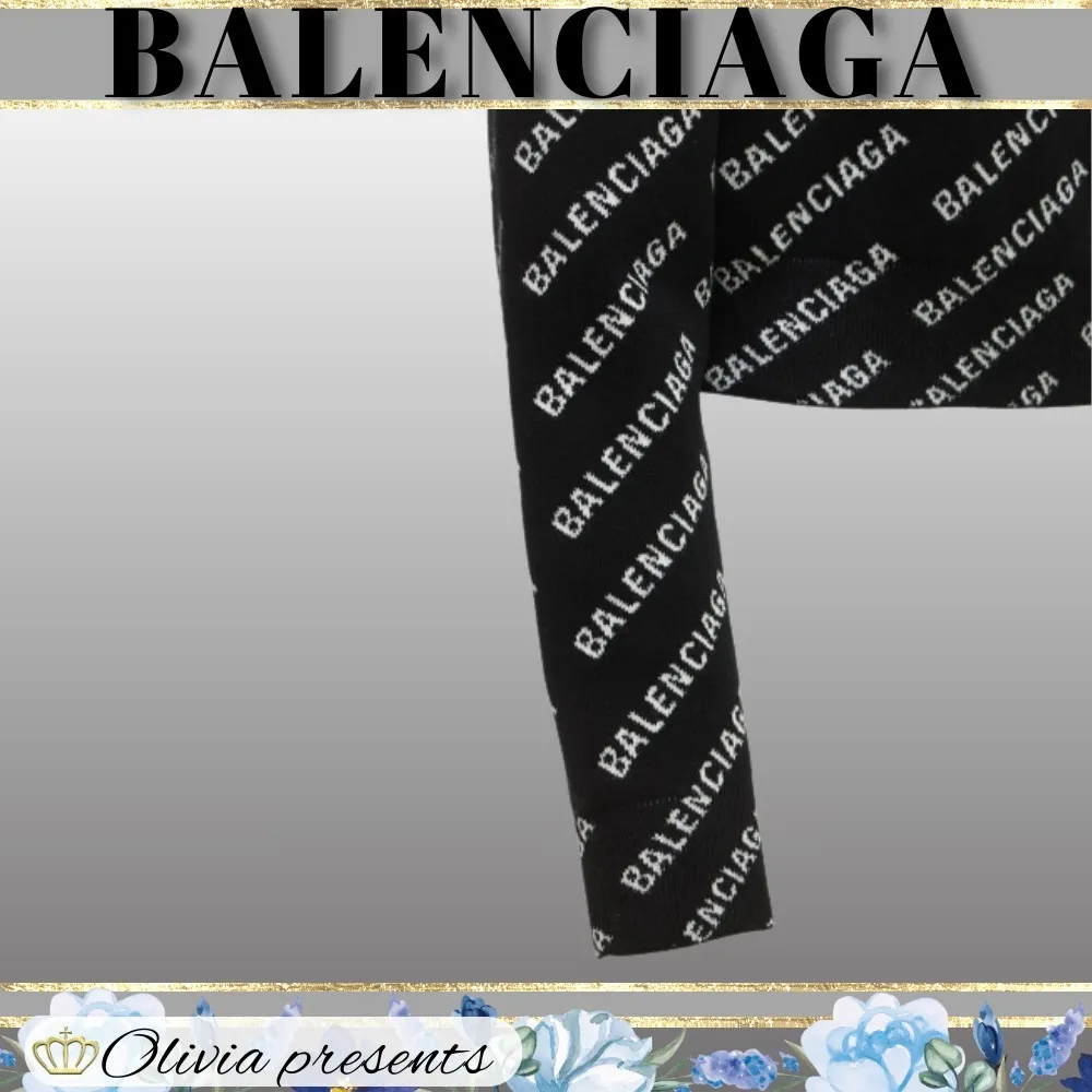 Balenciaga Crew Neck Wool Street Style Long Sleeves Cotton