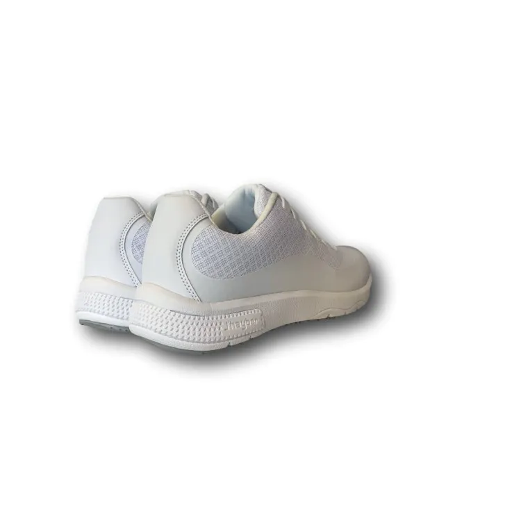 Professional White Slip-On Comfort Shoes by J'hayber