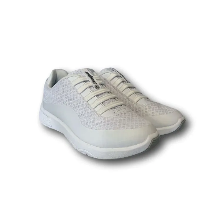 Professional White Slip-On Comfort Shoes by J'hayber