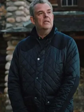 Danny Huston Blue Quilted Jacket