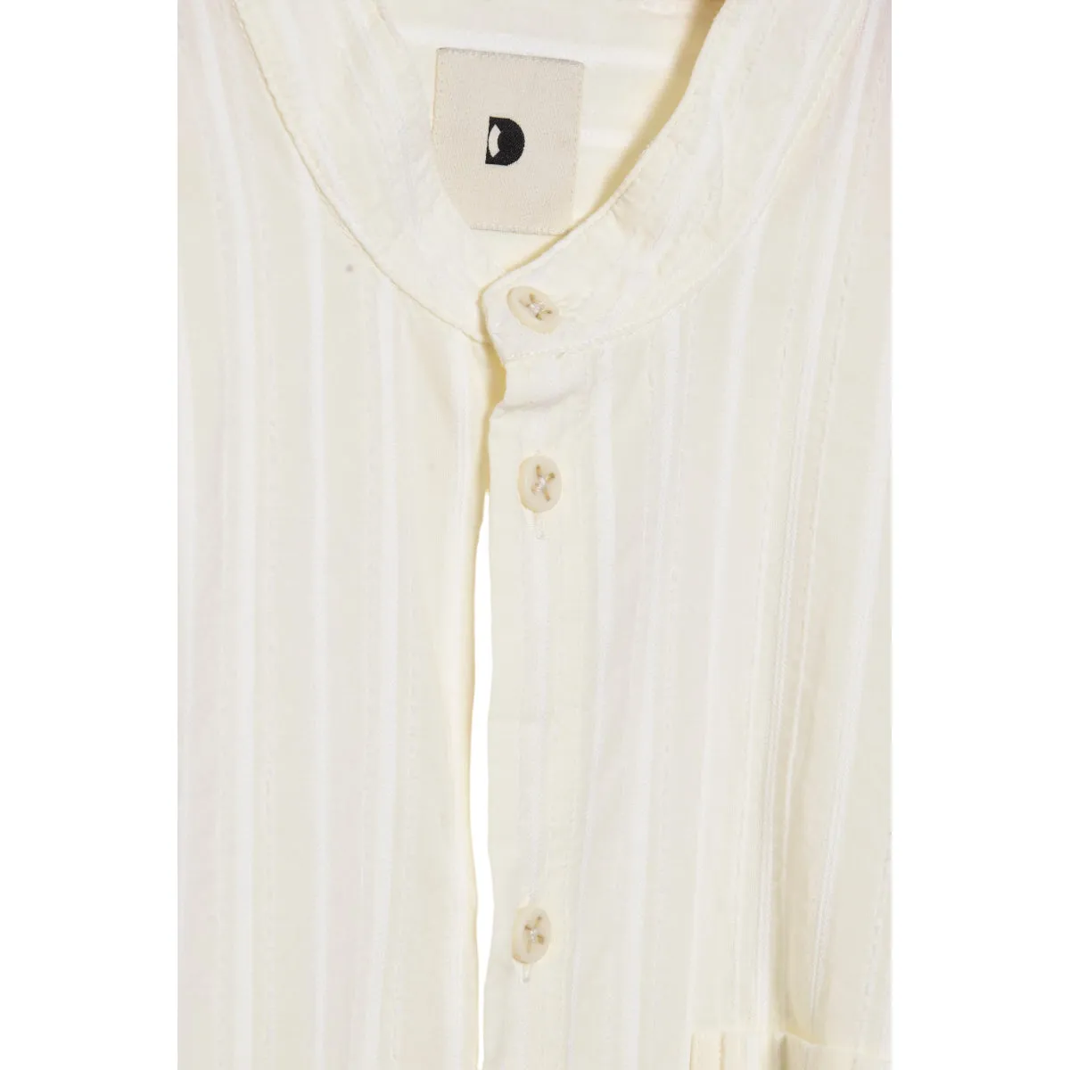 Delikatessen Zen White Jacquard Striped Shirt