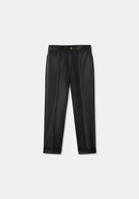 ZIMA Leather Cuffed Pants